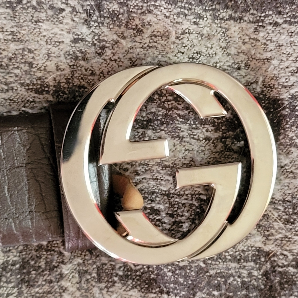 Gucci belt interlocking GG